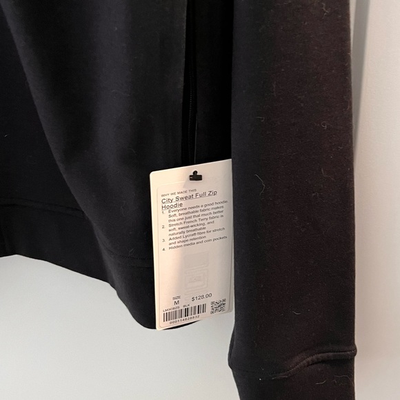 Lululemon. Medium. City Sweat Full Zip Hooded Sweatshirt. - Picture 3 of 5